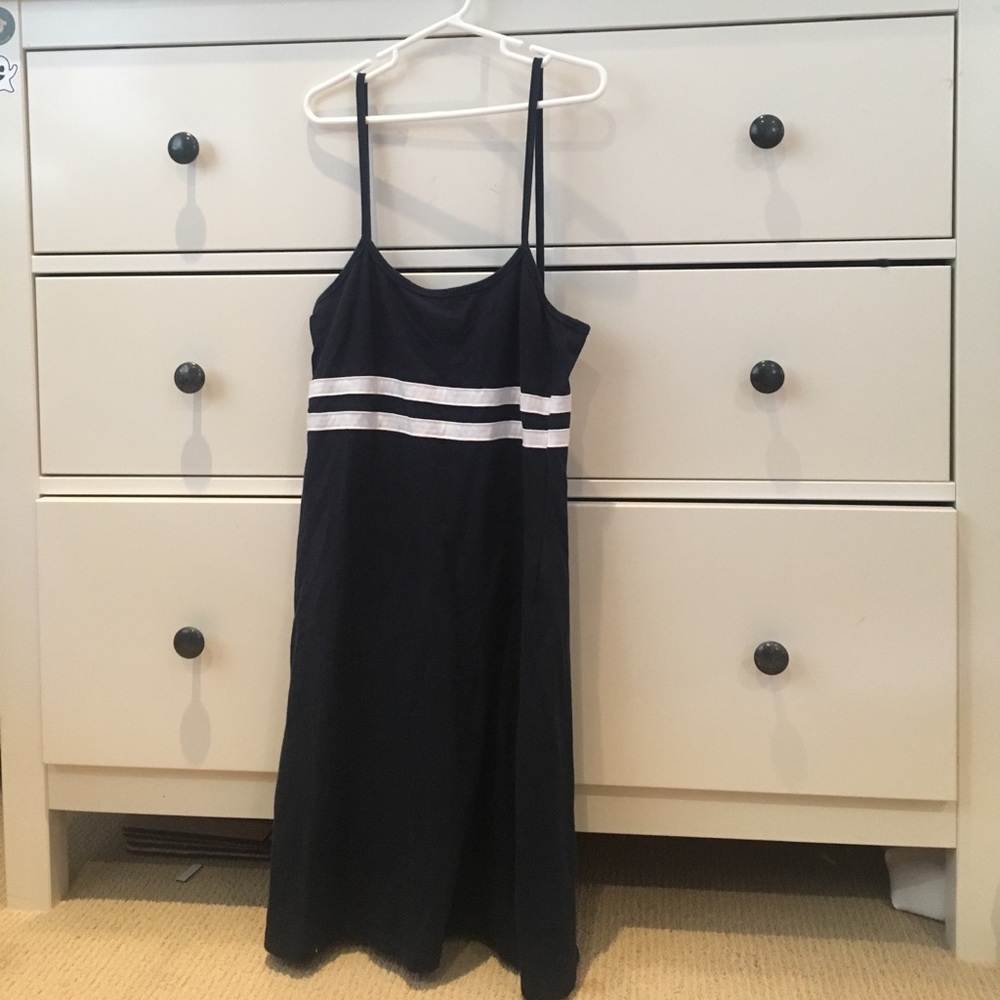 Brandy Navy and White Striped Dress